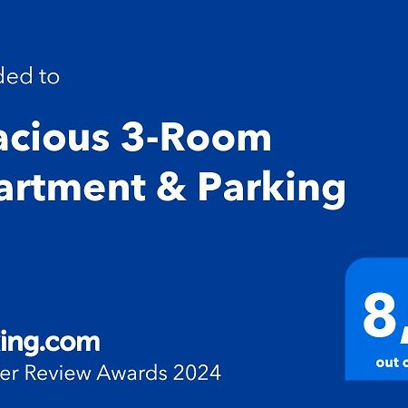 Spacious 3-Room Apartment & Parking Рига Екстер'єр фото