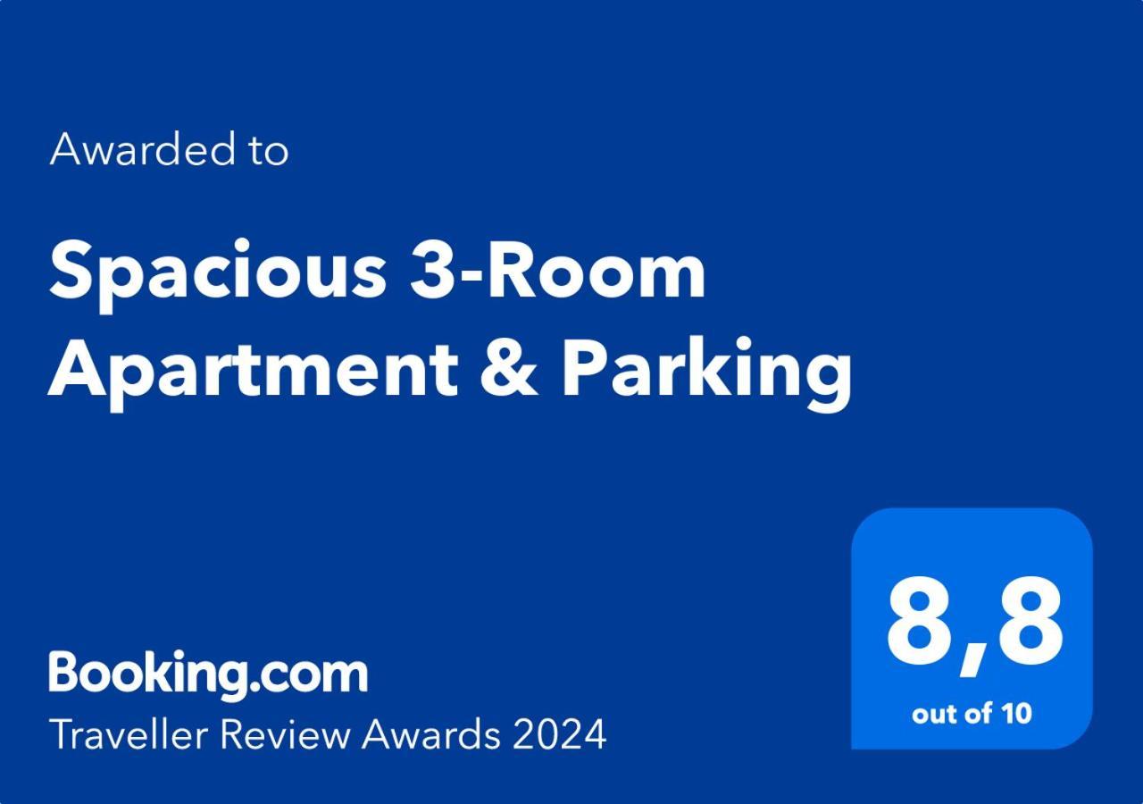 Spacious 3-Room Apartment & Parking Рига Екстер'єр фото